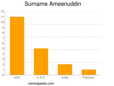 Surname Ameenuddin