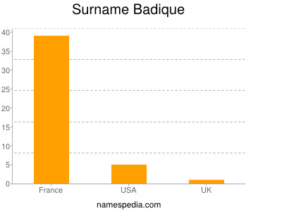 Surname Badique