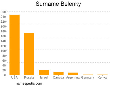 Surname Belenky