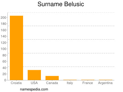 Surname Belusic