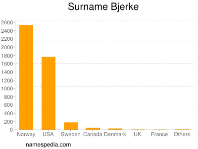 Surname Bjerke