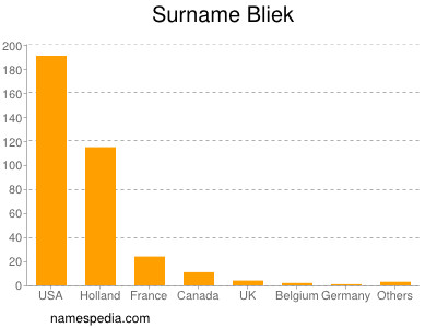 Surname Bliek