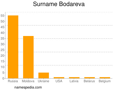 Surname Bodareva