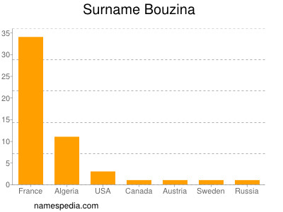 Surname Bouzina