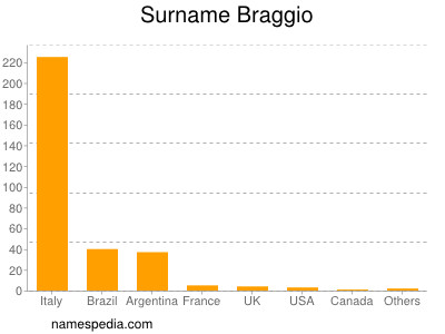 Surname Braggio