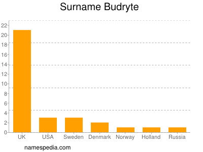 Surname Budryte