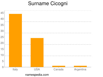 Surname Cicogni