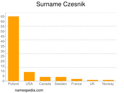 Surname Czesnik
