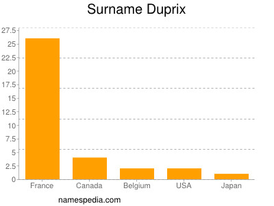Surname Duprix