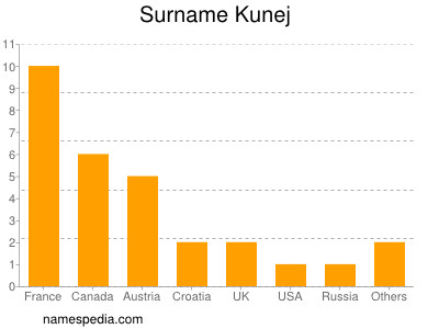 Surname Kunej