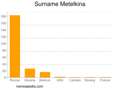 Surname Metelkina