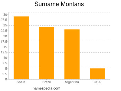 Surname Montans