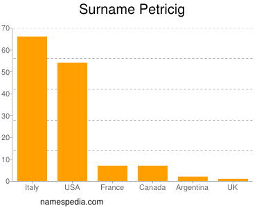 Surname Petricig