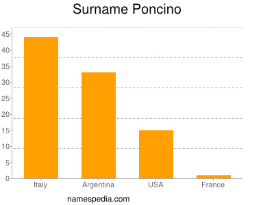 Surname Poncino