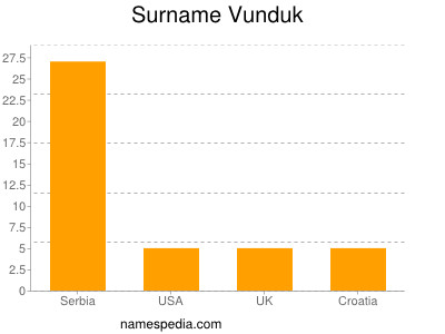 Surname Vunduk