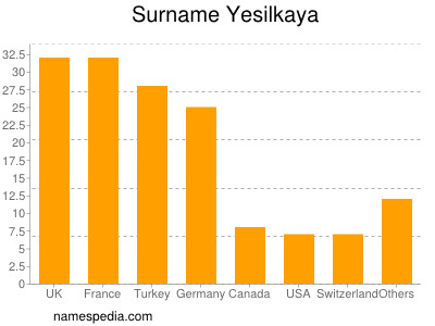 Surname Yesilkaya