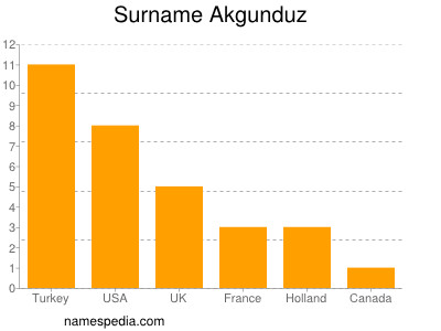 Surname Akgunduz