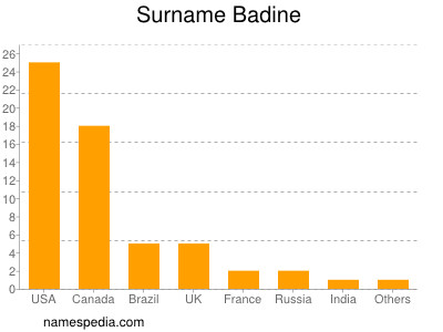 Surname Badine