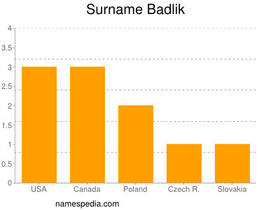 Surname Badlik