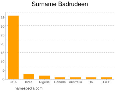 Surname Badrudeen