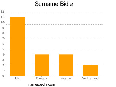 Surname Bidie