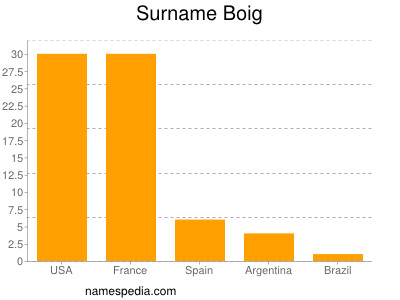 Surname Boig
