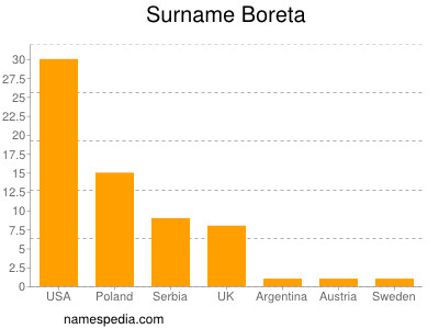 Surname Boreta