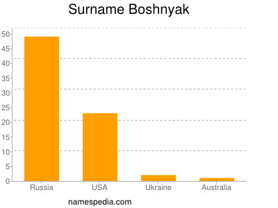 Familiennamen Boshnyak