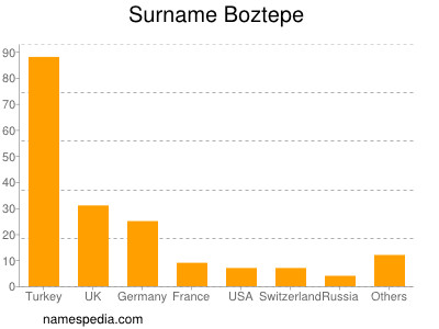 Surname Boztepe