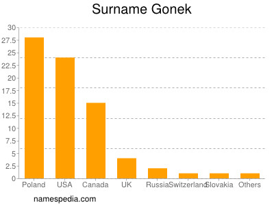 Surname Gonek