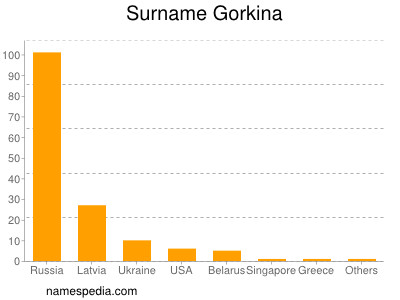 Familiennamen Gorkina