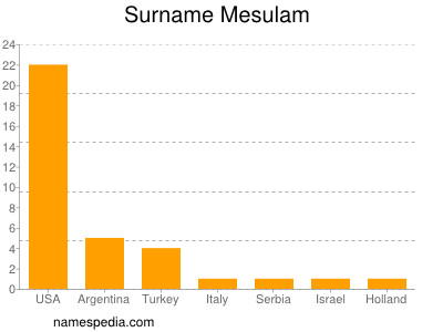 Surname Mesulam