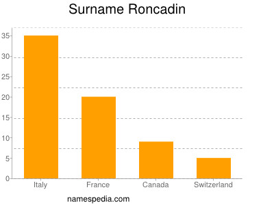 Surname Roncadin