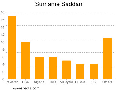 Surname Saddam