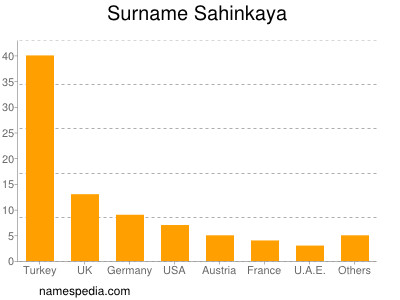 Surname Sahinkaya