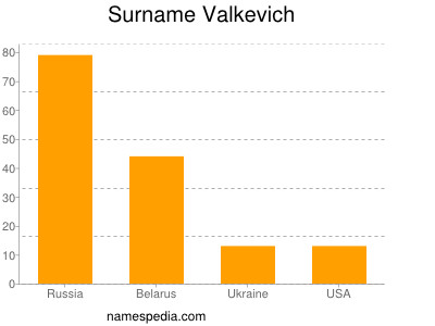 Surname Valkevich