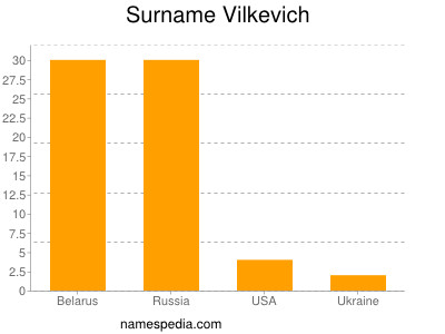 Surname Vilkevich