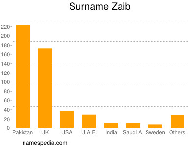 Surname Zaib