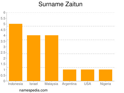 Surname Zaitun