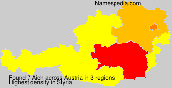 Surname Aich in Austria