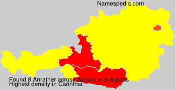 Surname Anrather in Austria