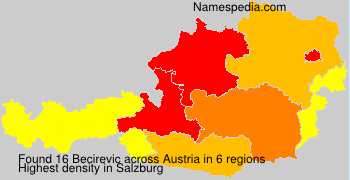 Surname Becirevic in Austria