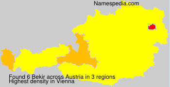 Surname Bekir in Austria