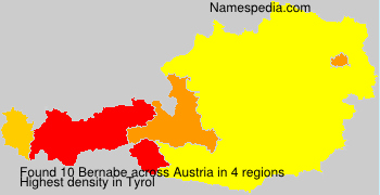 Surname Bernabe in Austria