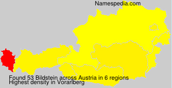 Surname Bildstein in Austria