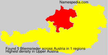 Surname Bliemsrieder in Austria Surname Bliemsrieder in Austria