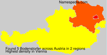 Surname Bodenstorfer in Austria Surname Bodenstorfer in Austria