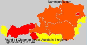 Surname Chapman in Austria