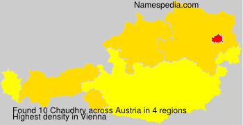 Surname Chaudhry in Austria