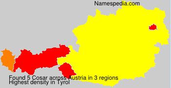 Surname Cosar in Austria